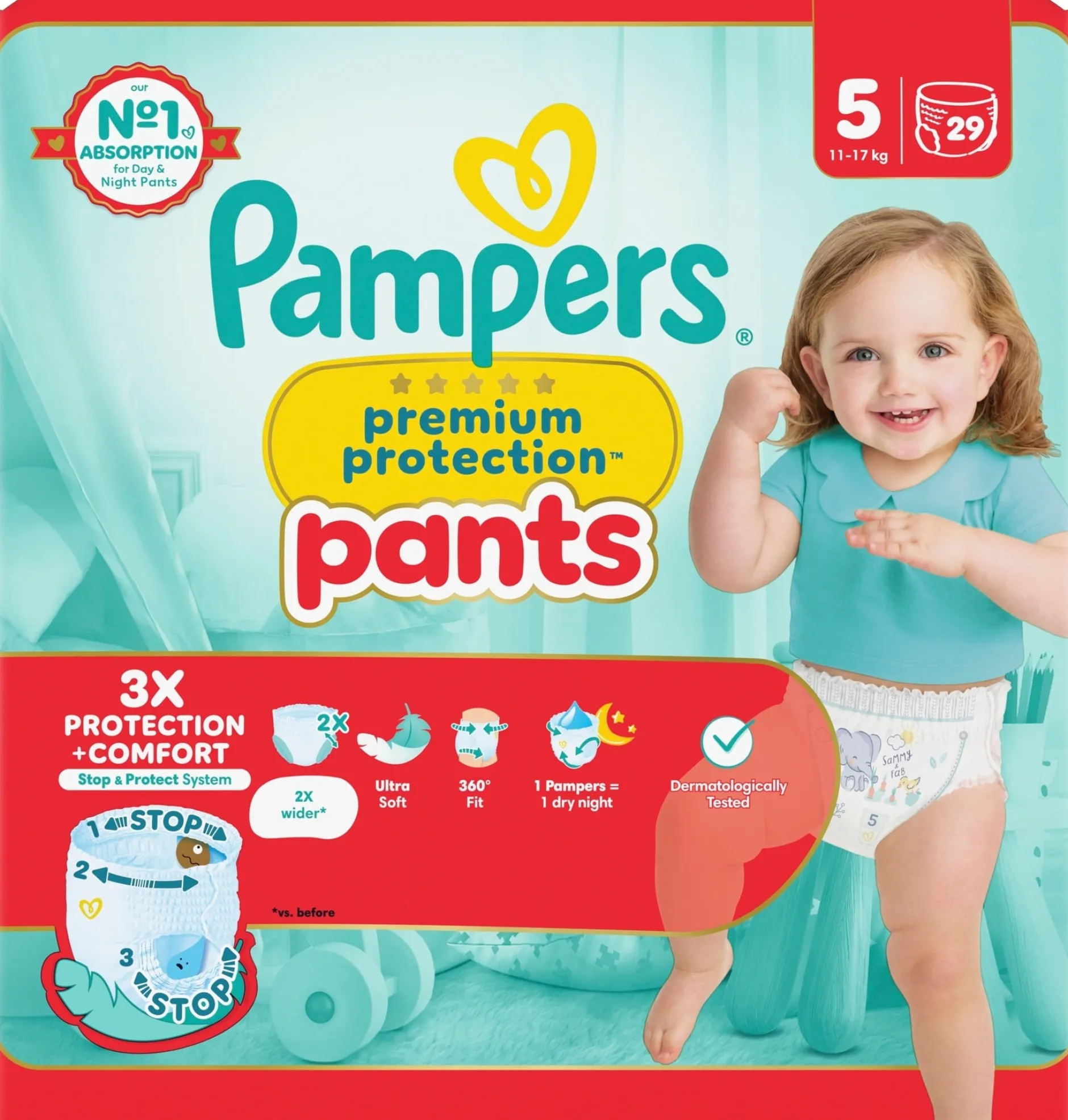 Pampers Premium Protection Pants 11-17 kg