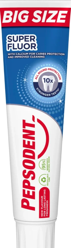 Pepsodent Super Fluor Big Size Tandkräm 125 ml