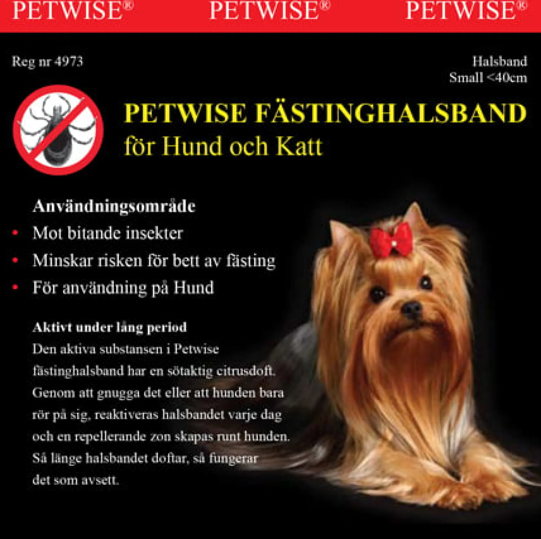Petwise Fästinghalsband för Hund Small