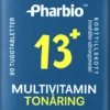 Pharbio Multivitamin Tonåring 13+ 90 tuggtabletter