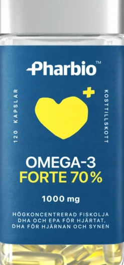 Pharbio Omega-3 Forte 120 kapslar