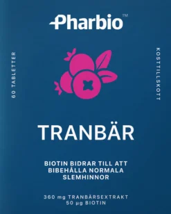 Pharbio Tranbär 60 tabletter