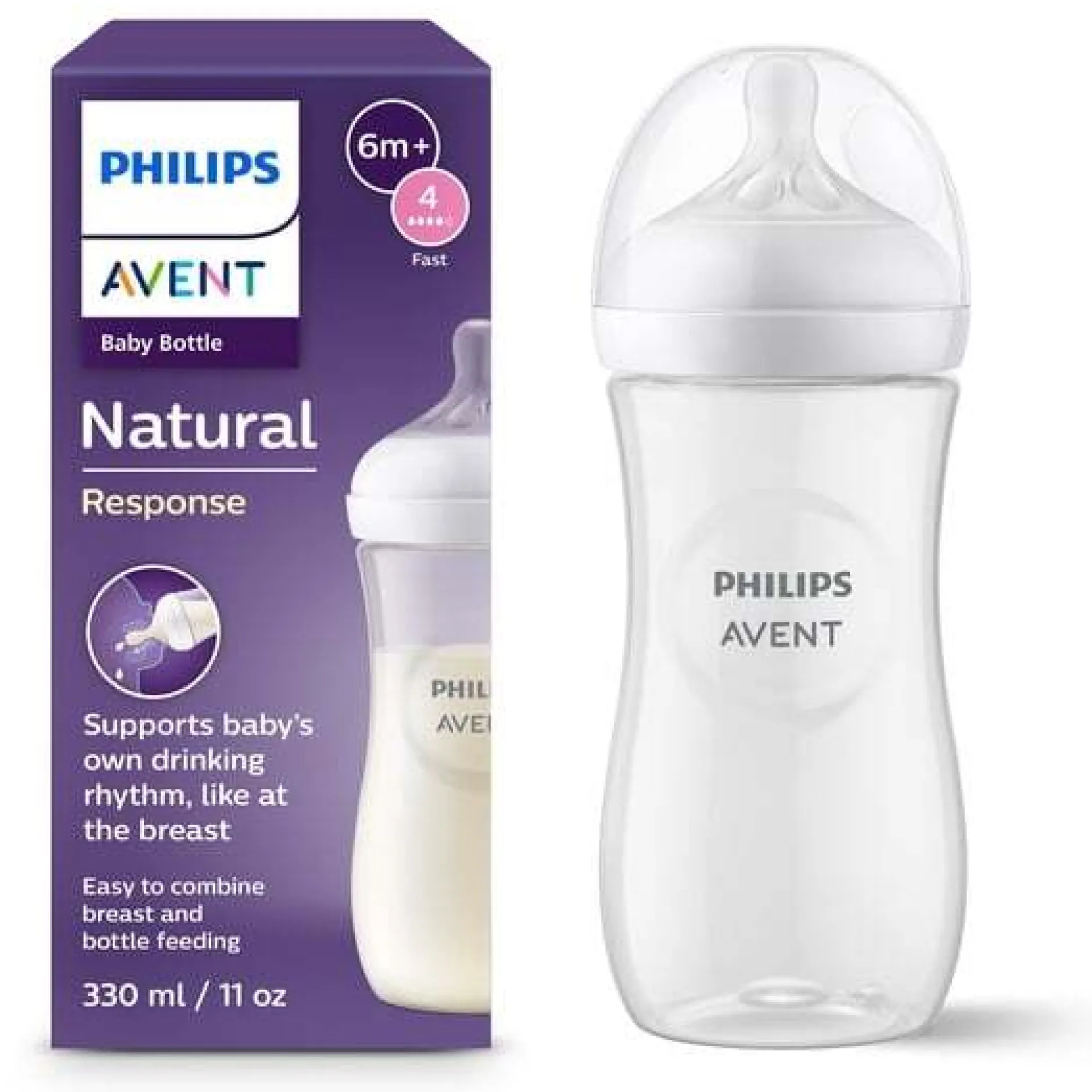 Philips Avent Natural Response Baby Bottle 330ml