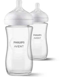 Philips Avent Natural Response Nappflaska i Glas 2 st
