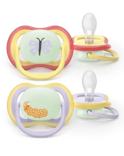 Philips Avent Pacifier ultra air natt SOOTHER AIR NIGHTTIME 0-6 mån 2-pack