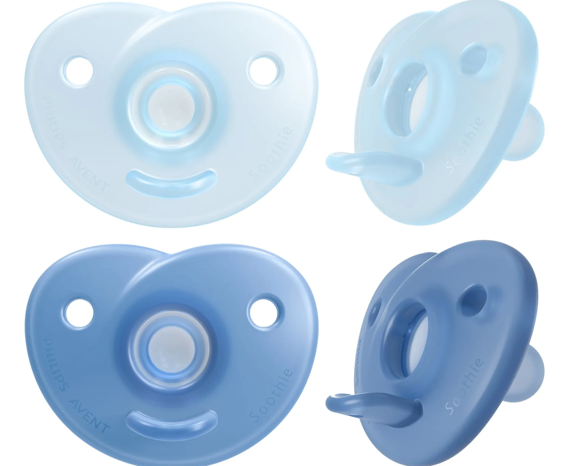Philips Avent Soothie Napp 0 till 6 månader Blå 2 st