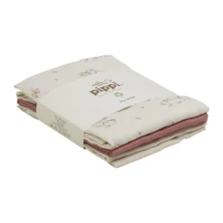 Pippi Muslinfilt Rose Tan Mix 3 st