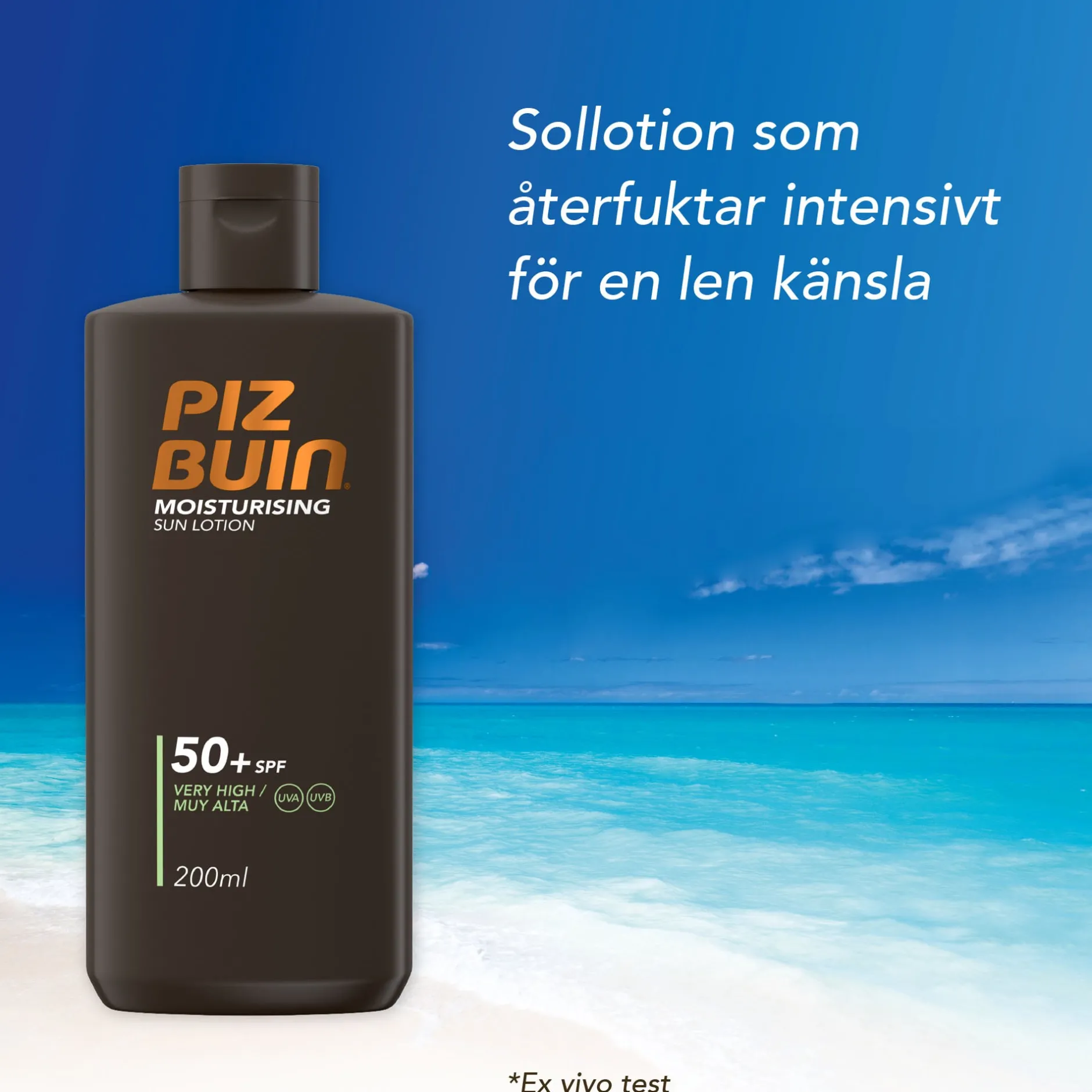 Piz Buin Moisturising Sun Lotion Spf 50+ 200 ml