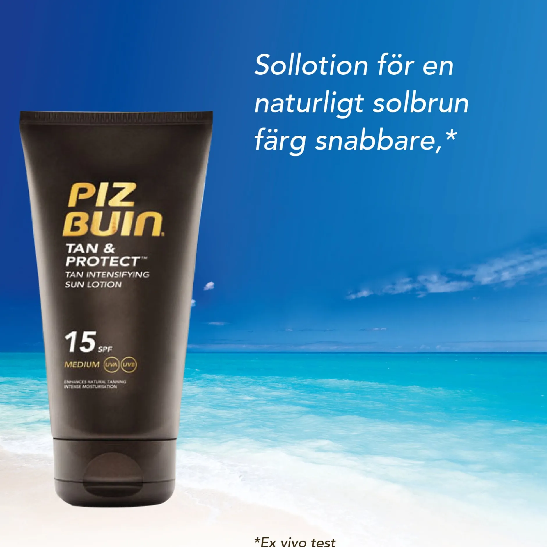 Piz Buin Tan & Protect Tan Intensifying Sun Lotion SPF15 150 ml