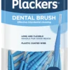 Plackers Dental Brush Mellanrumsborste Blå M (0,6mm) 24 st