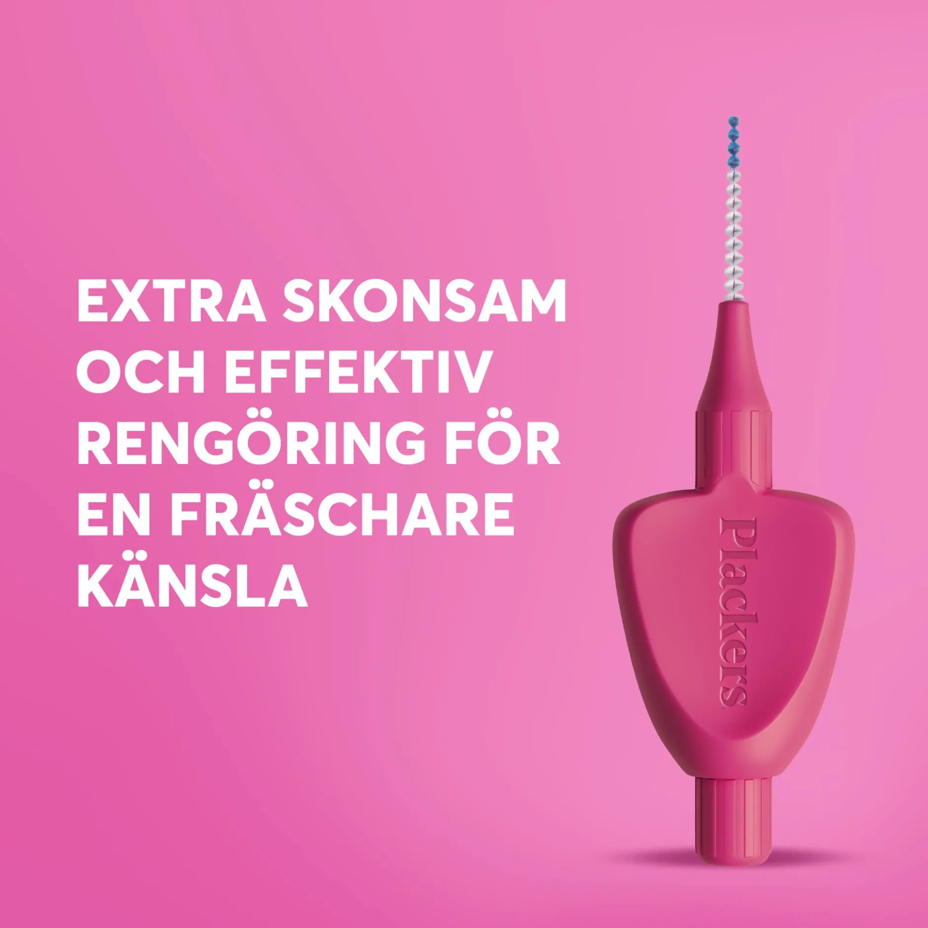 Plackers Gentle Brush Skonsam Mellanrumsborste Rosa XXS (0,4 mm) 6 st