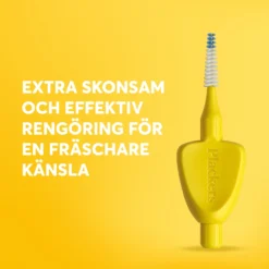 Plackers Gentle Brush Skonsam Mellanrumsborste Gul L (0,7 mm) 6 st