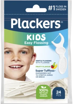 Plackers Kids Easy Flossing Tandtrådsbygel 24 st