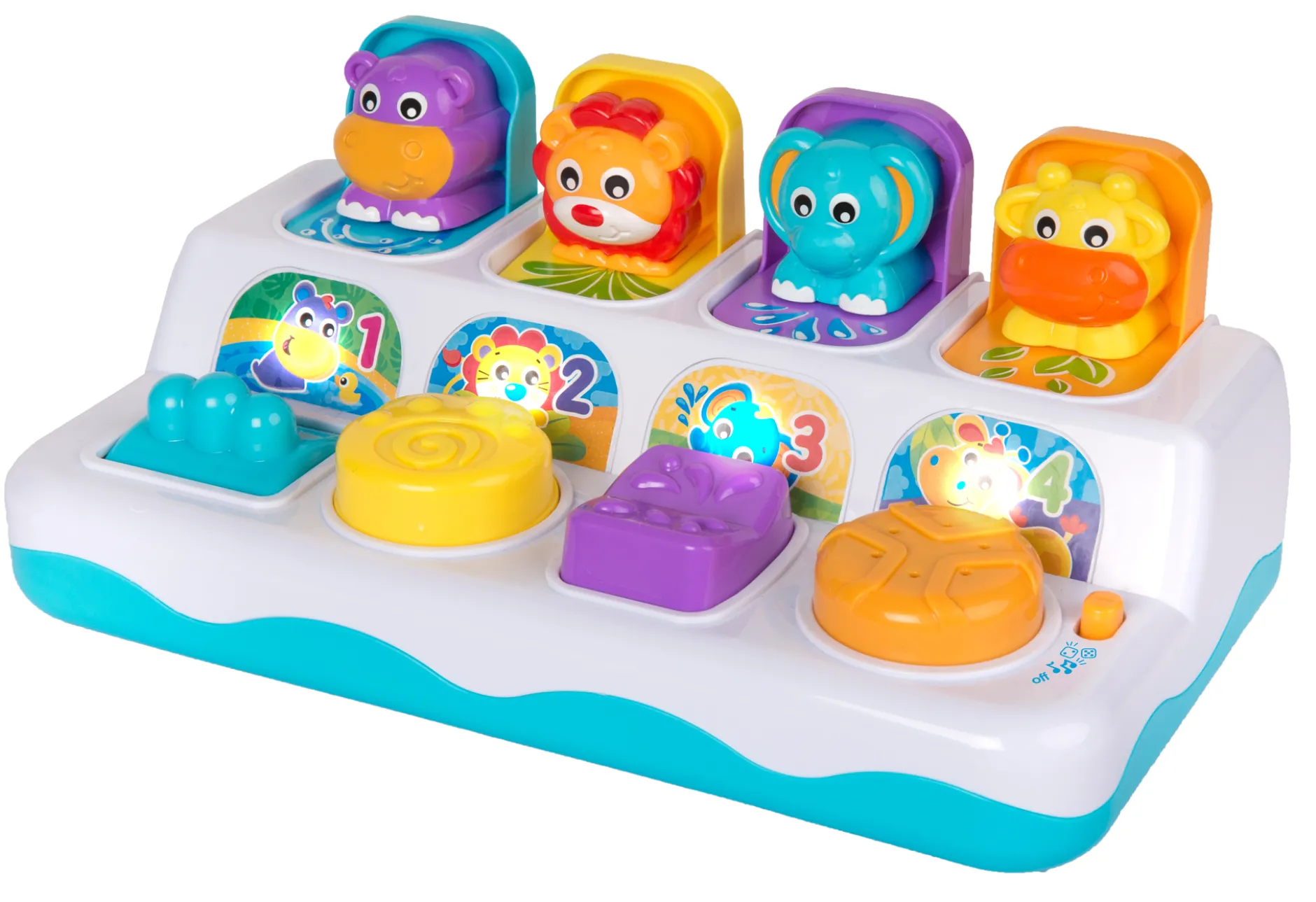 Playgro Music And Lights Pop Up Jungle Pals 12m+