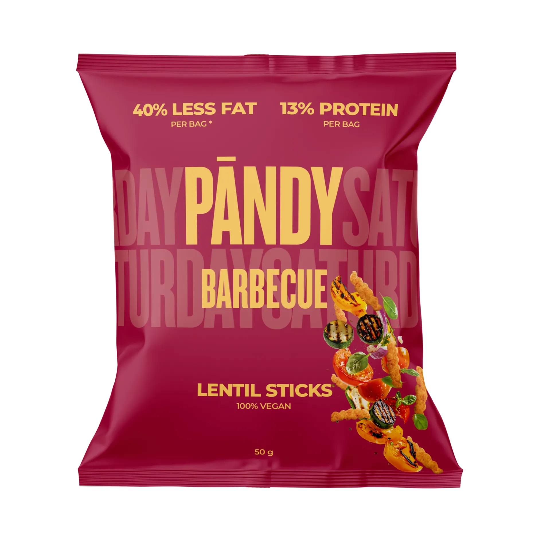 Pändy Lentil Sticks Barbecue 50 g