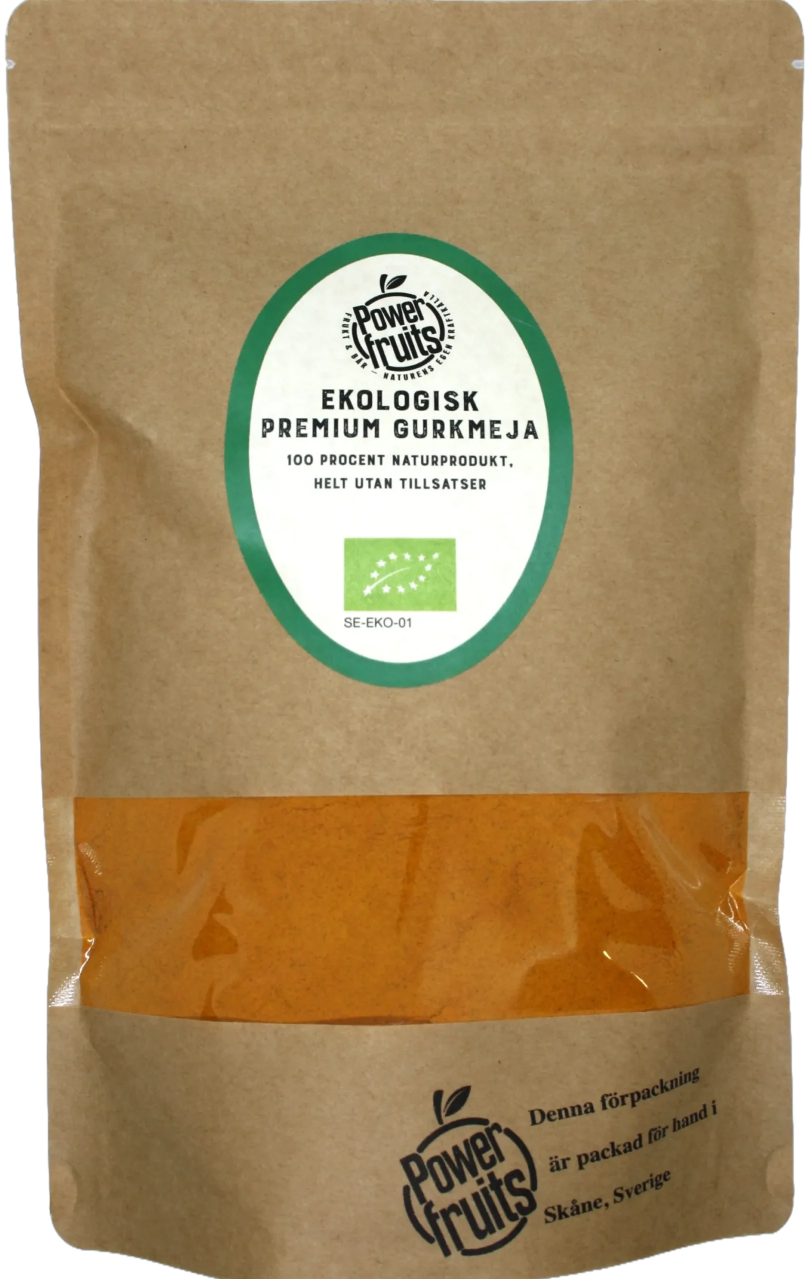 Powerfruits Gurkmeja Premium Eko 500 g