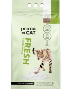PrimaCat Fresh Apple Kattsand Vit 5 l