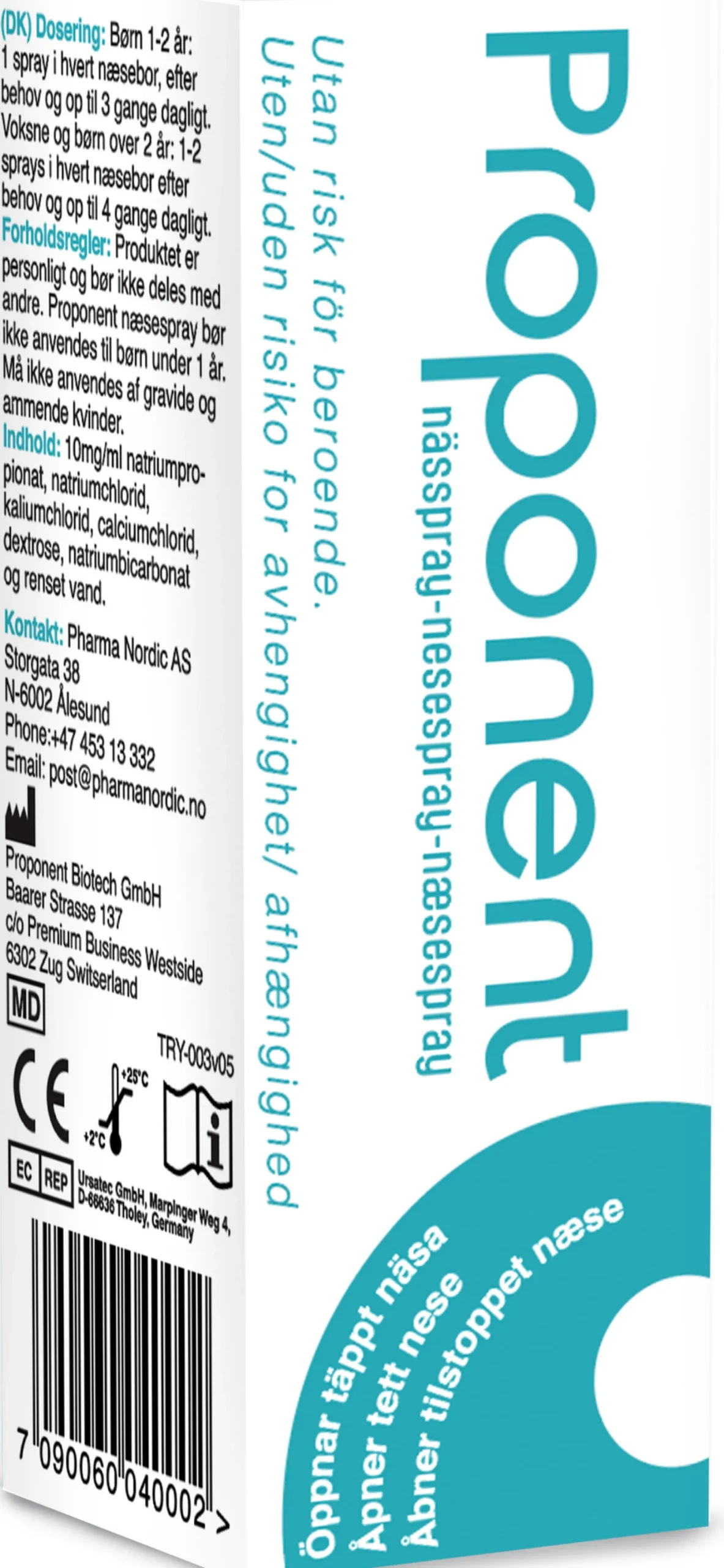 Proponent Nässpray 20 ml