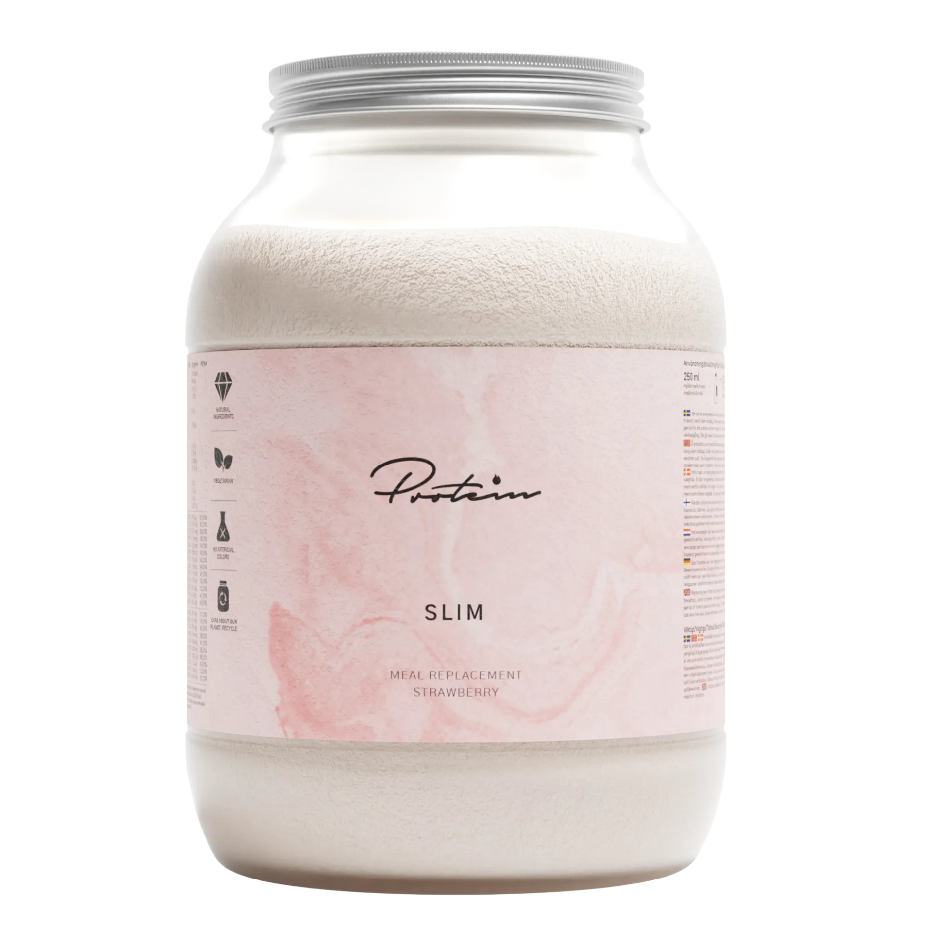 Protein.com Slim Måltidsersättning Jordgubb 1200 g