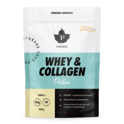 Pureness Athletics Whey & Collagen Vanilj - 500 g