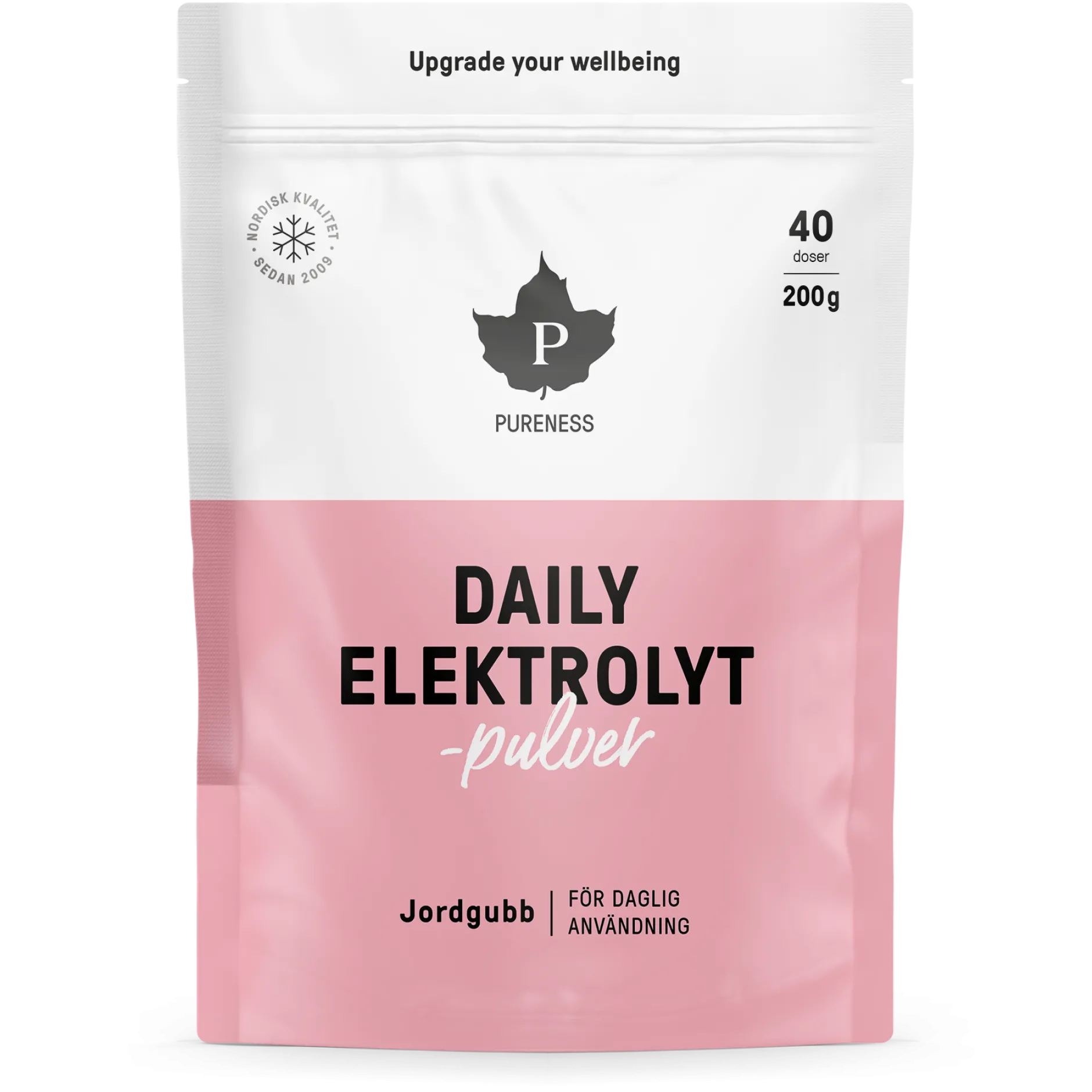 Pureness Daily Elektrolytpulver Jordgubb 200 g