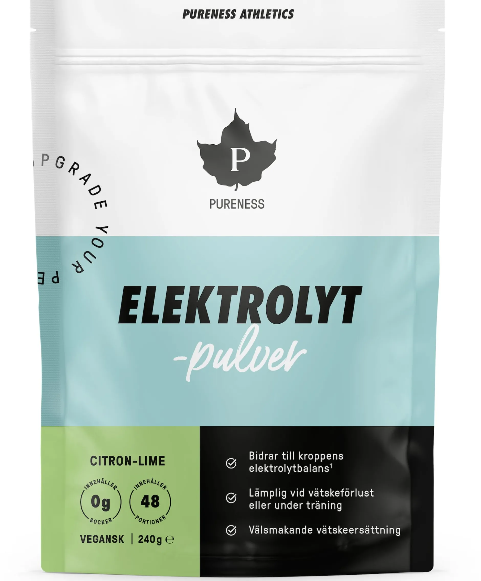 Pureness Elektrolytpulver Citron Lime 240g