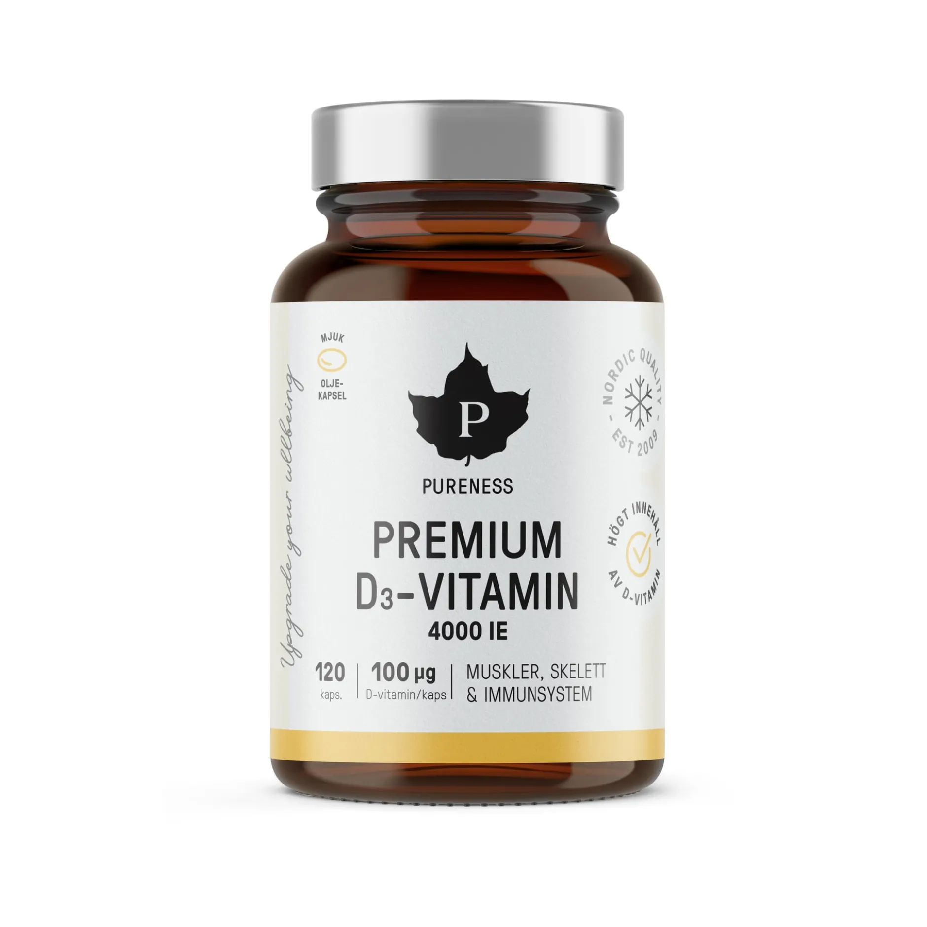 Pureness Premium D-vitamin 120 kapslar
