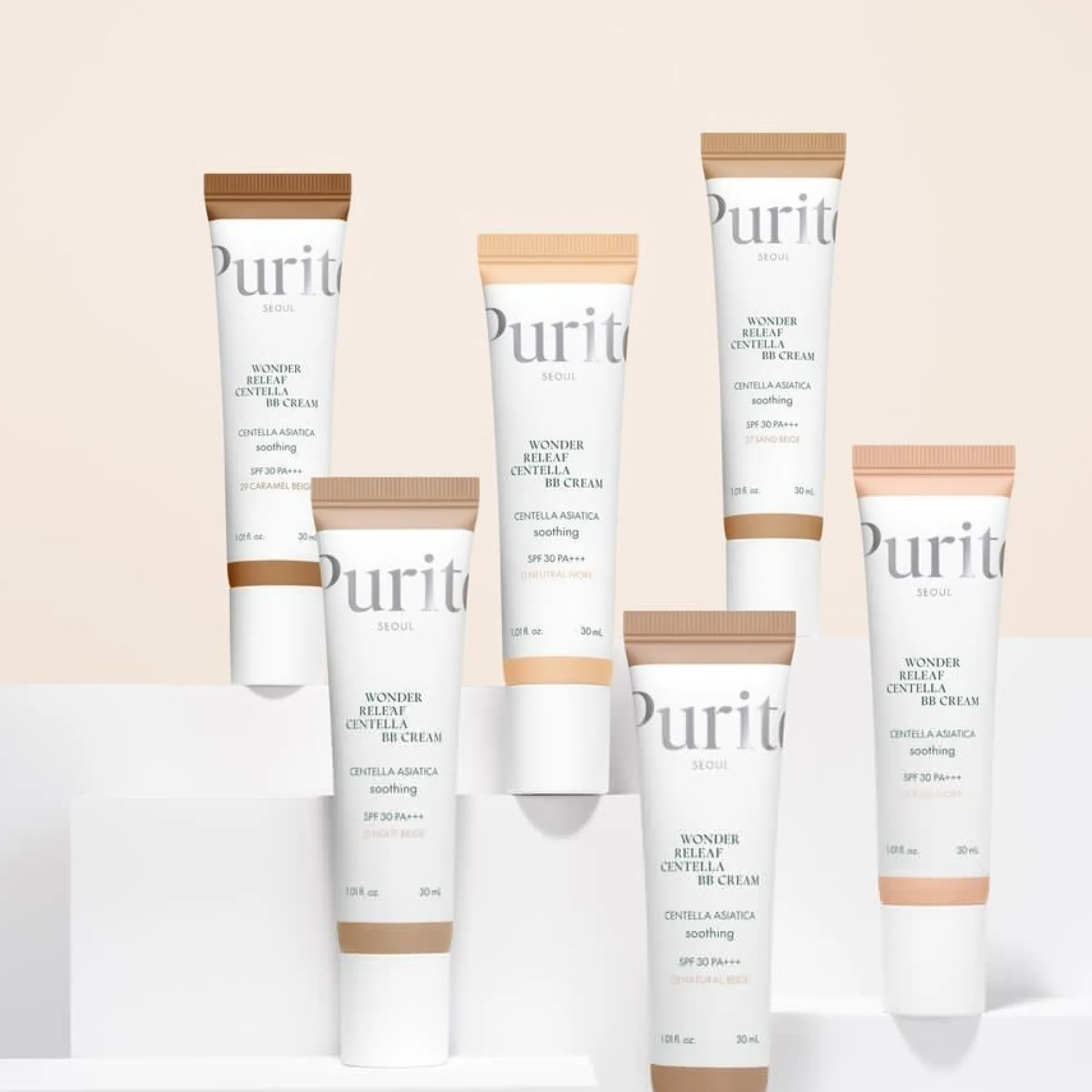 PURITO Seoul Wonder Releaf Centella BB Cream SPF30 PA+++ 23 Natural Beige 30 ml