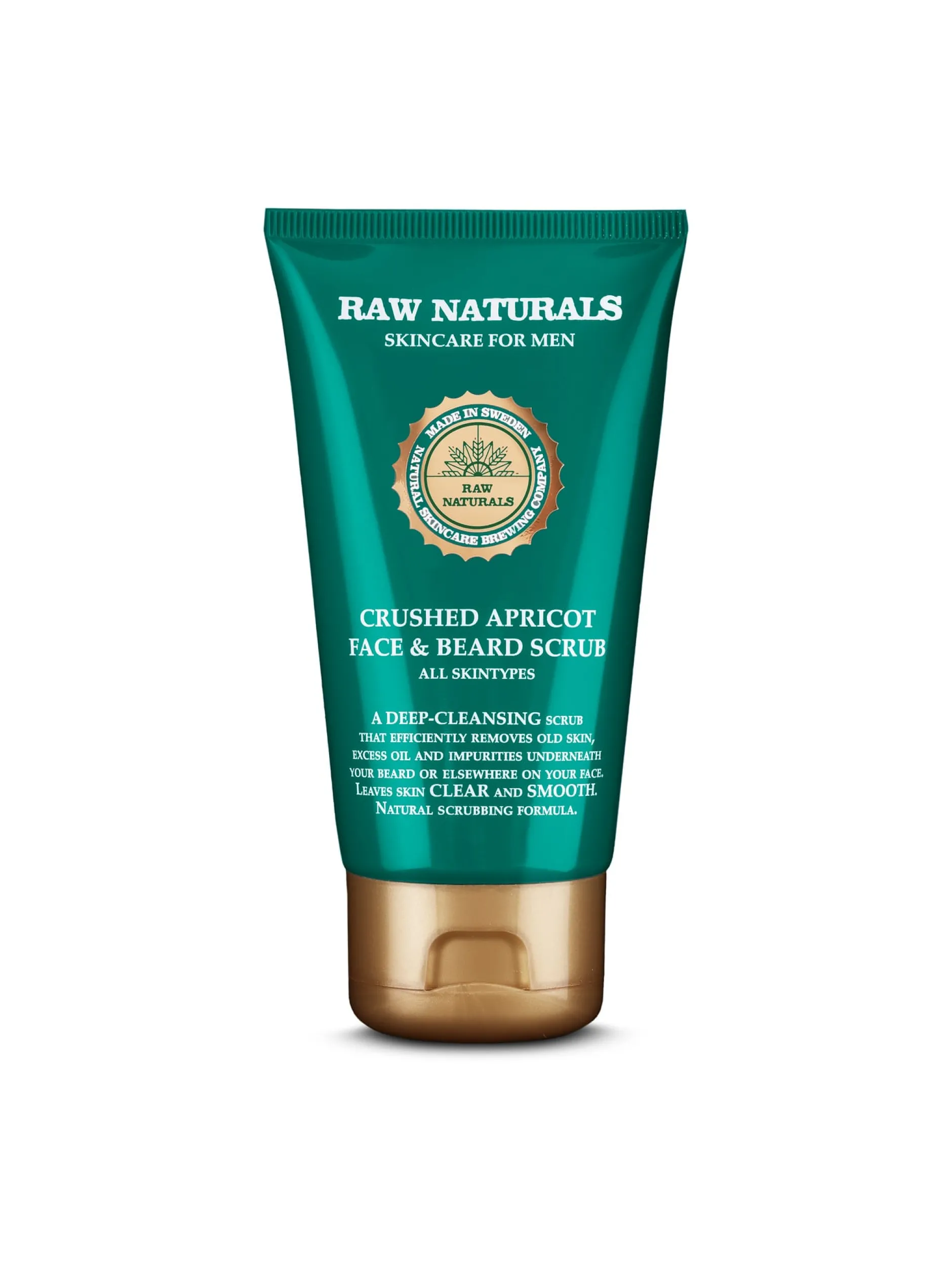 Raw Naturals Crushed Apricot Face & Beard Scrub