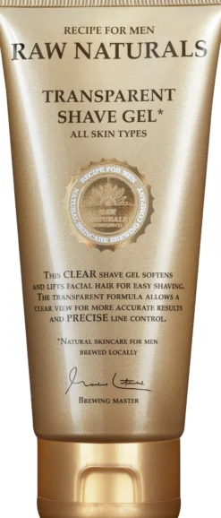 Raw Naturals Transparent Shaving Gel 100 ml