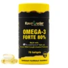 Rawpowder Alaska Omega-3 Forte 80% 1000 mg 70 Softgels