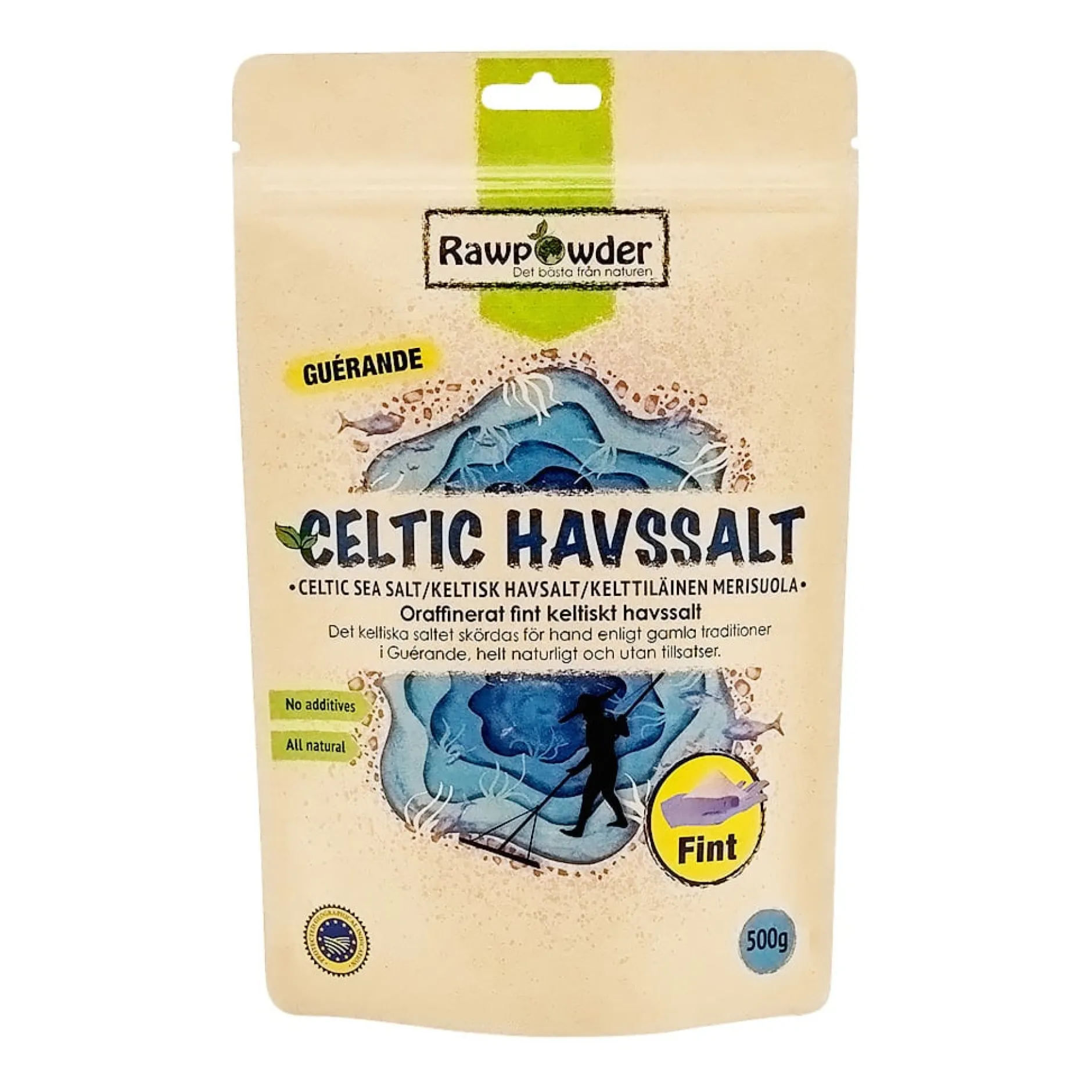 Rawpowder Celtic Havssalt Fint 500g