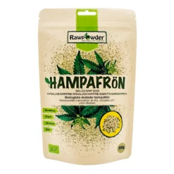 Rawpowder Hampafrö Skalad 300 g EKO