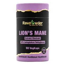 Rawpowder Lion's Mane Extrakt 450 mg 90 kapslar