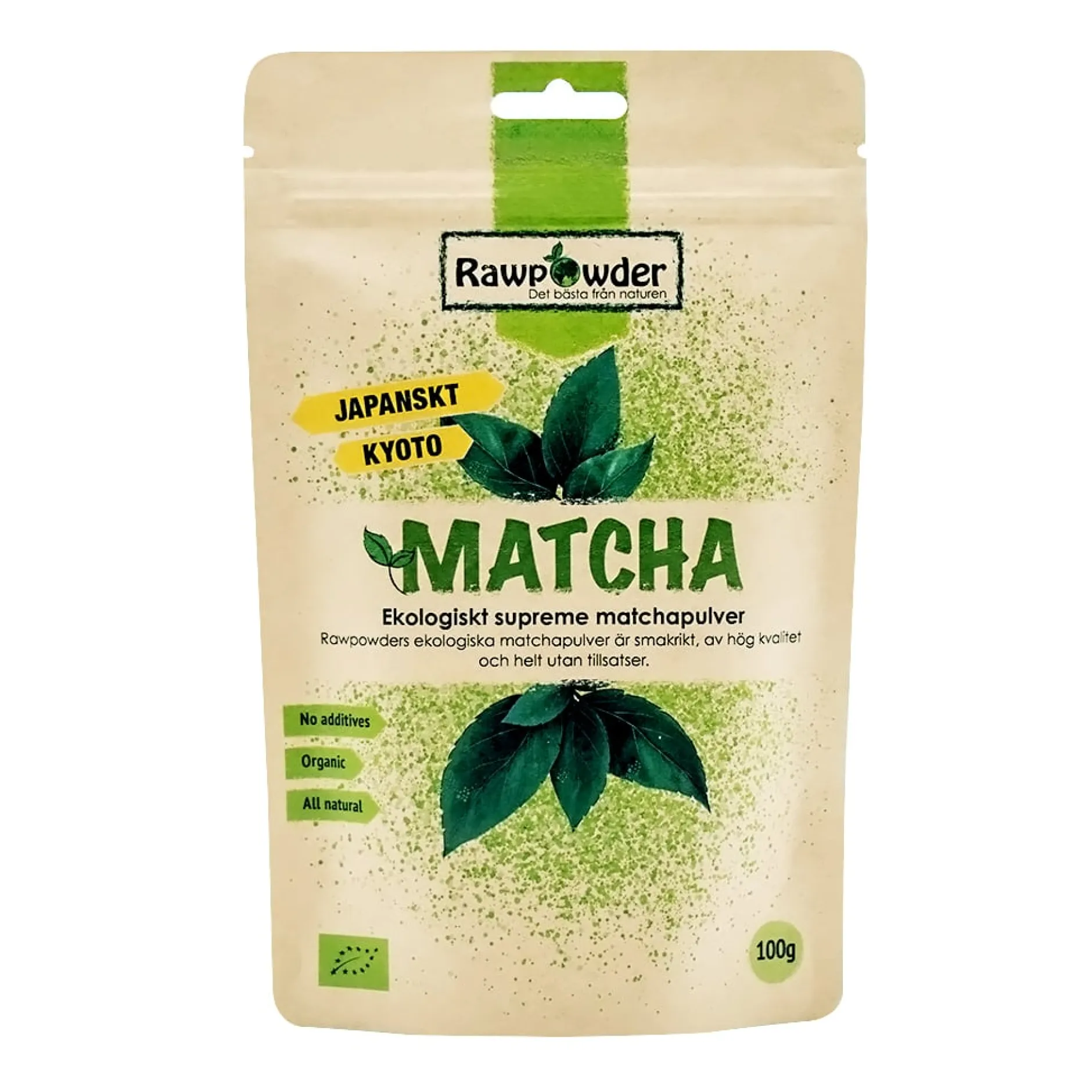Rawpowder Matcha Supreme 100 g EKO