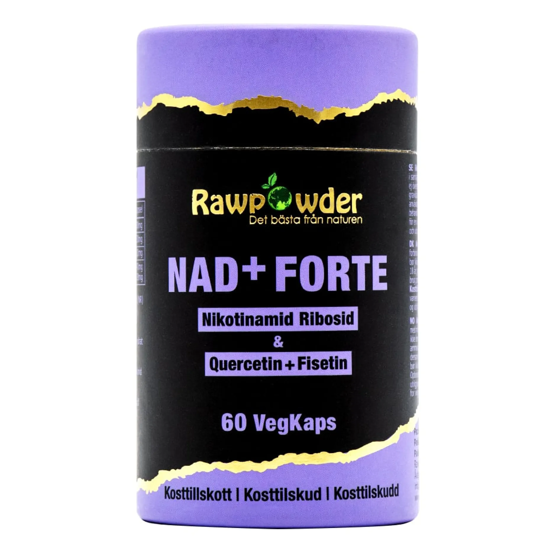 Rawpowder NAD+ Forte 60 kapslar