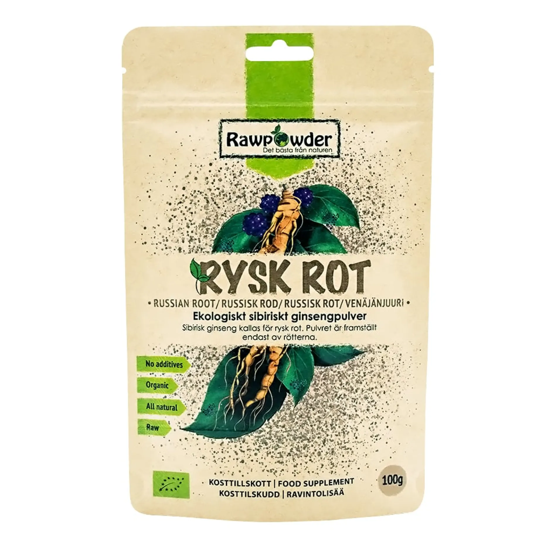 Rawpowder Rysk Rot 100 g