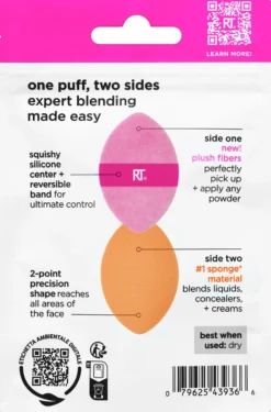 REAL TECHNIQUES 2 in 1 Miracle Powder Puff 1st