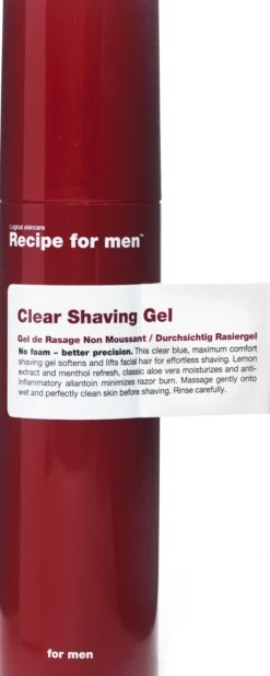 Recipe for men Clear Shaving Gel 100 ml