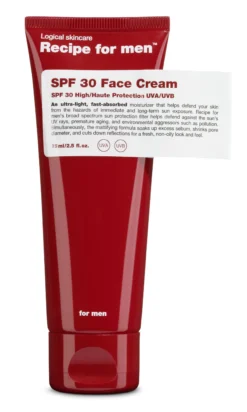 Recipe for men SPF 30 Face Cream 75 ml