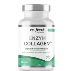 Re-fresh Superfood Enzym Collagen Plus 120 kapslar