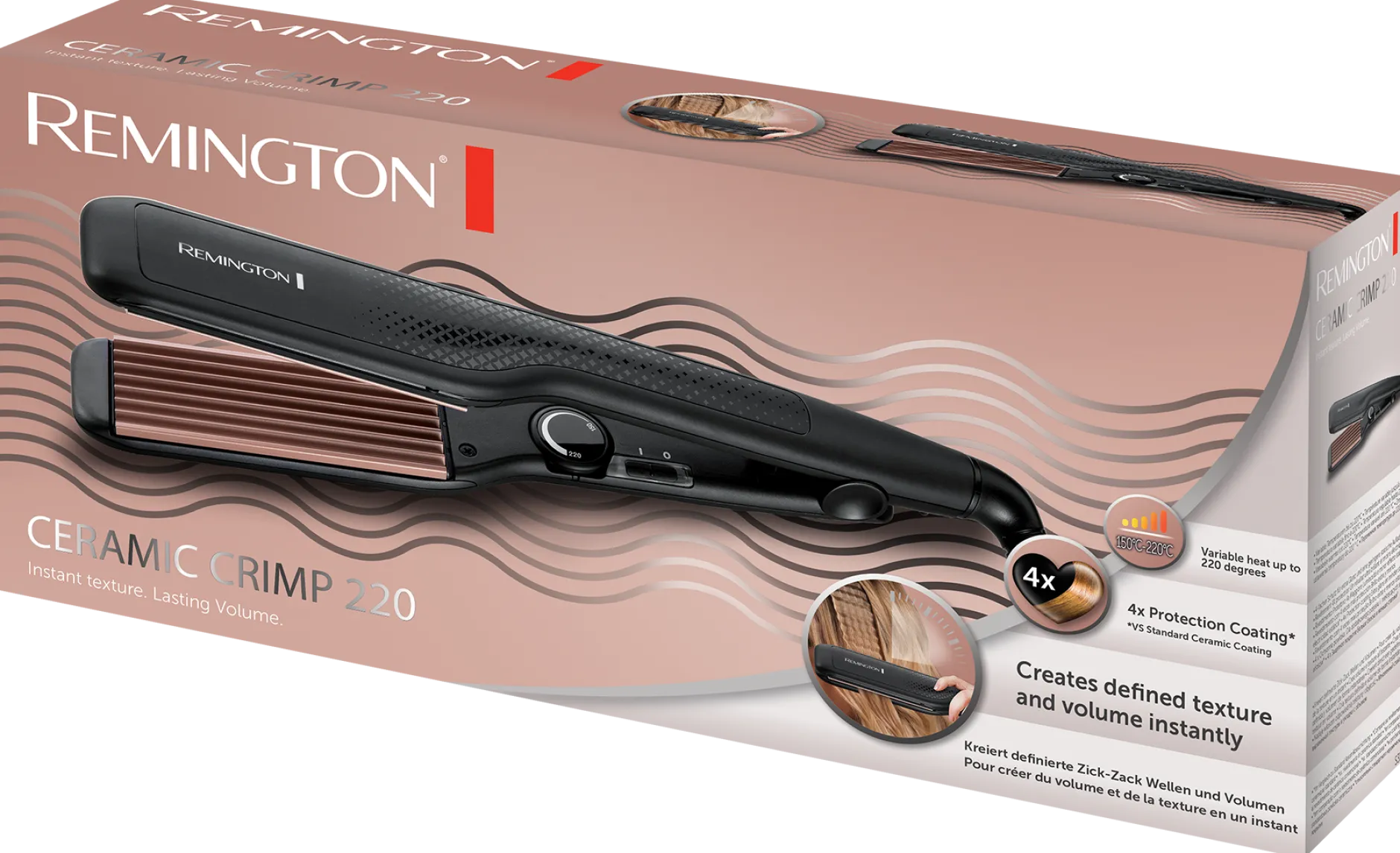 REMINGTON Keramisk Krustång 1 st