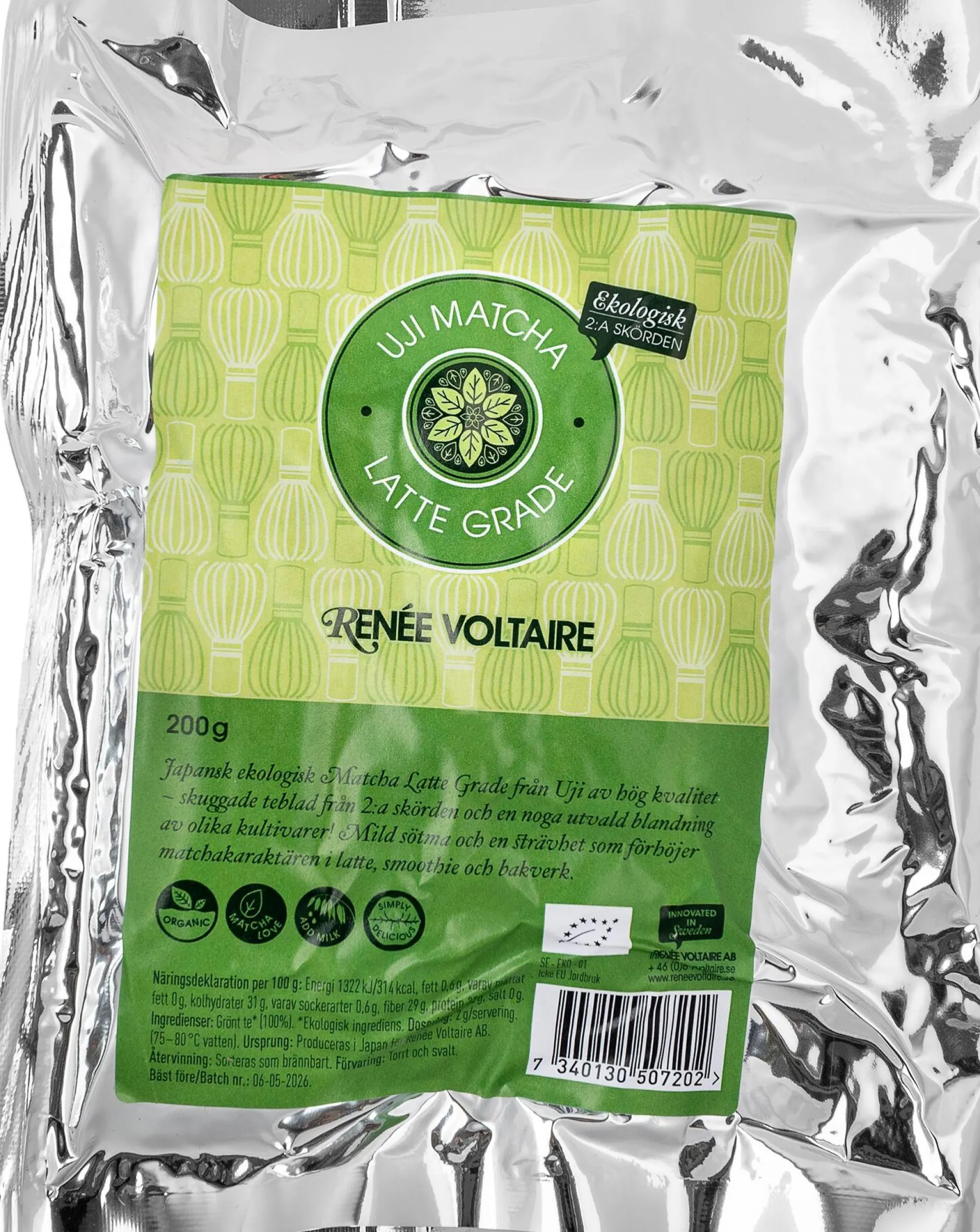 Renée Voltaire Uji Matcha Latte Grade Refill EKO 200 g