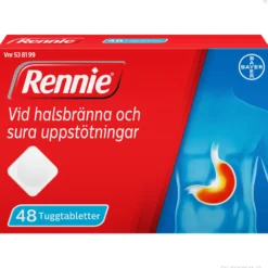 Rennie 680 mg/80 mg 48 tuggtabletter