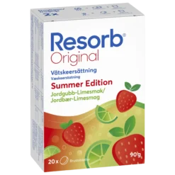 Resorb Summer Edition Jordgubb/Limesmak 20 brustabletter