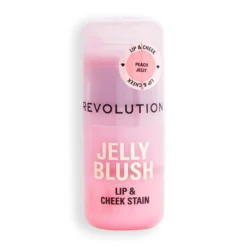 Revolution Jelly Blush Stick Lip and Cheek Stain Peach Orange 8,4 g