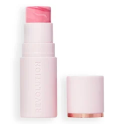 Revolution Skin Silk Marble Blush Stick Pinched Light Pink 4,5 g