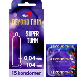 RFSU Beyond Thin kondomer 15 st