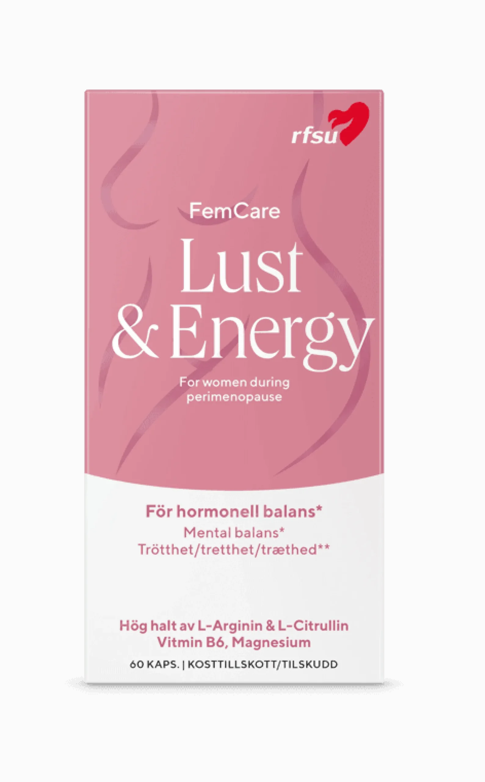 RFSU FemCare Lust & Energy 60 kapslar