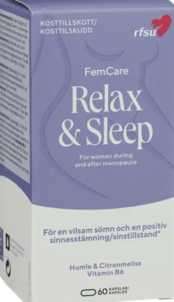 RFSU FemCare Relax & Sleep 60 kapslar